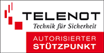 Logo Telenot - Technik für Sicherheit. Autorisierter Stützpunkt.